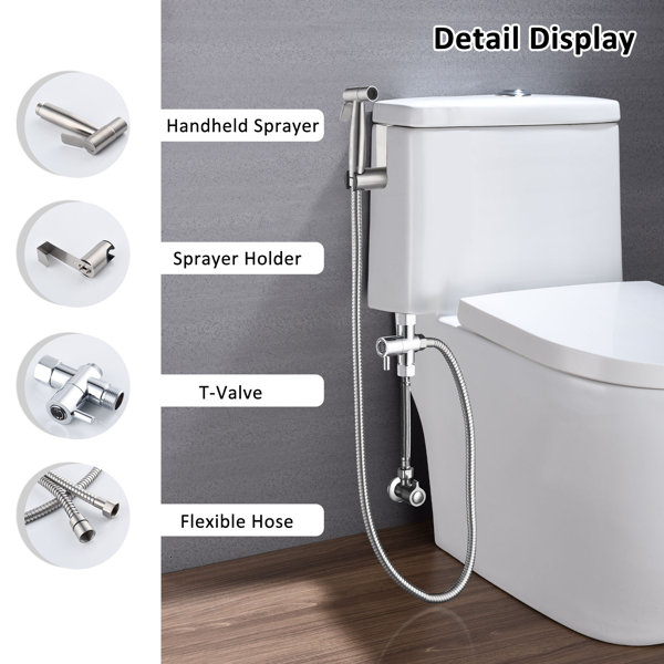 kaifengshianjieshangmaoyouxiangongsi Elongated Hand Held Bidet Wayfair